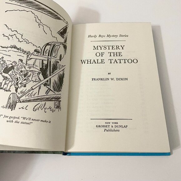 Vintage 1968 Hardy Boys No 47 Mystery of The Whale Tattoo by Franklin W Dixon - Picture 12 of 16